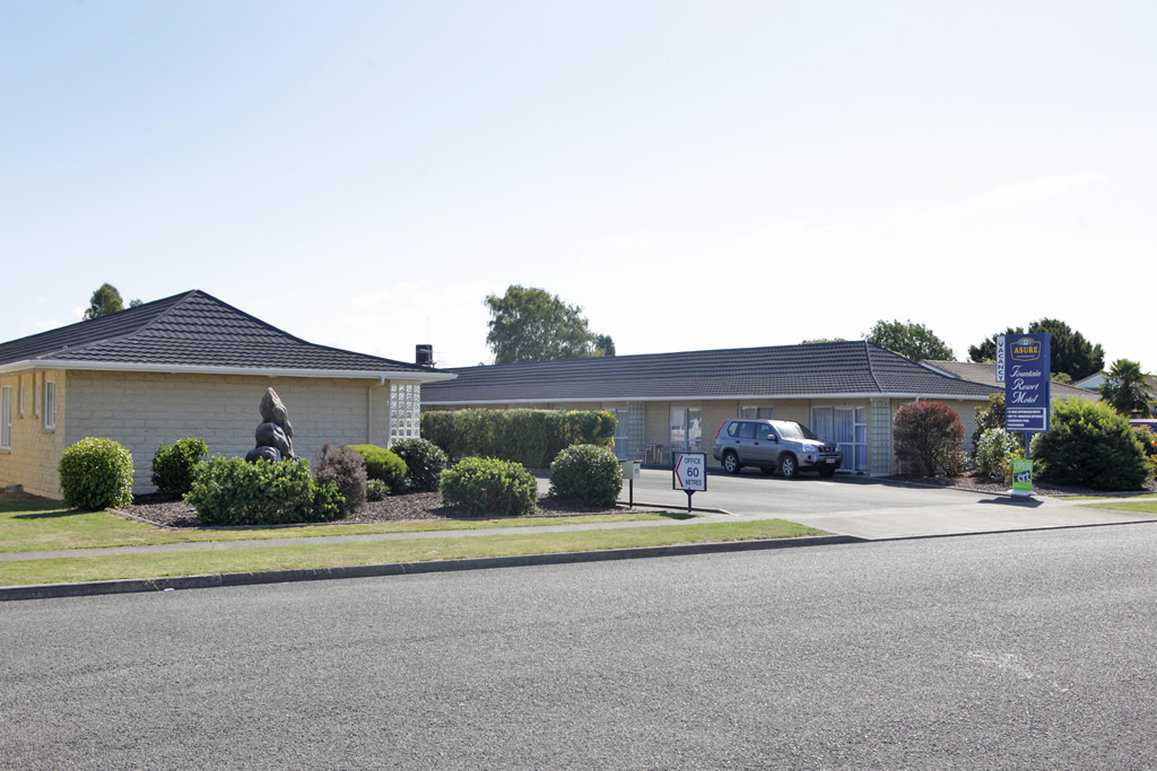 Asure Fountain Resort Motel i Nelson, NZ