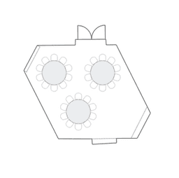 โต๊ะกลมแบบ Banquet