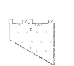 En mesitas de cóctel circulares