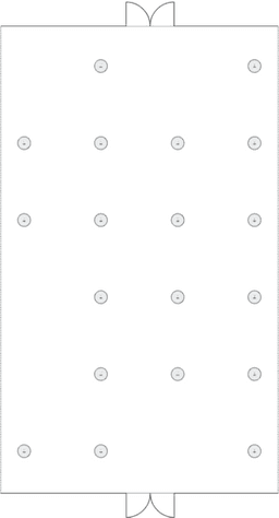 En mesitas de cóctel circulares