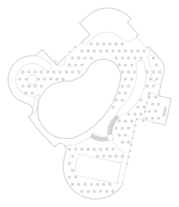 En mesitas de cóctel circulares