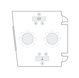 โต๊ะกลมแบบ Banquet