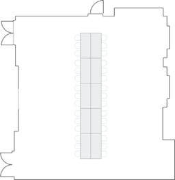 Configuração de sala de reuniões