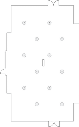En mesitas de cóctel circulares