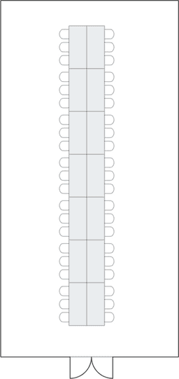 Configuração de sala de reuniões
