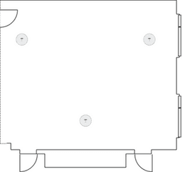 En mesitas de cóctel circulares