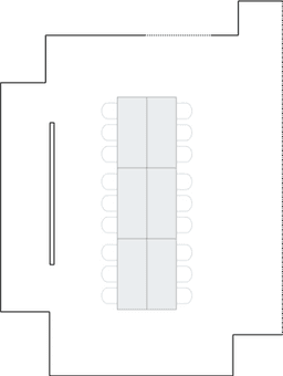 Configuração de sala de reuniões