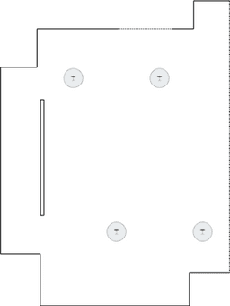 Mesas redondas de coquetel