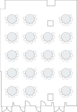 Semicírculos crecientes (Cabaret)