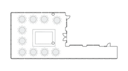 โต๊ะกลมแบบ Banquet