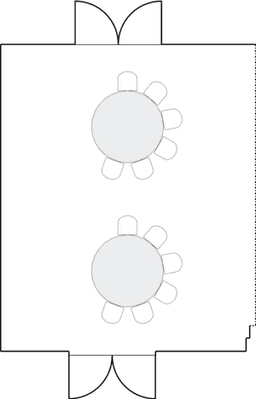 Semicírculos crecientes (Cabaret)