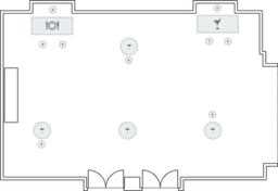 โต๊ะกลมแบบ Cocktail