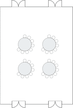 Semicírculos crecientes (Cabaret)