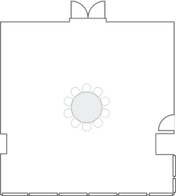 โต๊ะกลมแบบ Banquet
