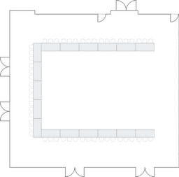 П-образная рассадка