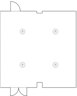Mesas redondas de coquetel