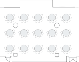 Semicírculos crecientes (Cabaret)