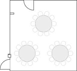 Banket yuvarlak masa