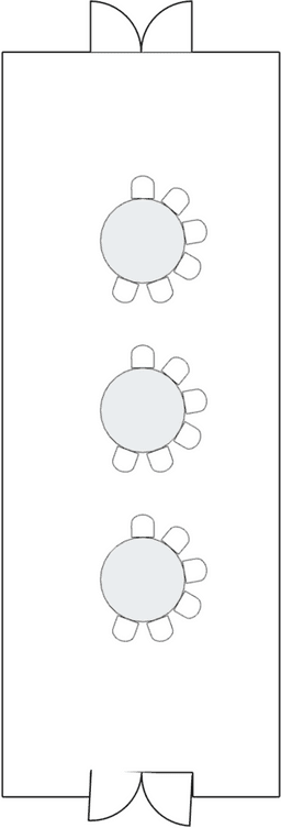 Semicírculos crecientes (Cabaret)