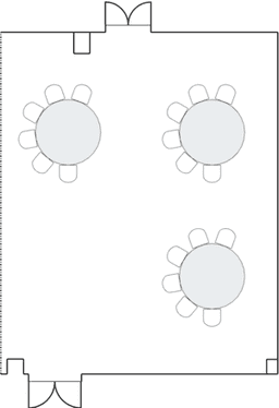 Semicírculos crecientes (Cabaret)