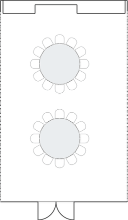 โต๊ะกลมแบบ Banquet