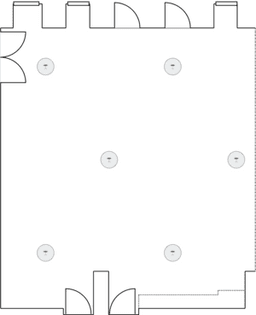 En mesitas de cóctel circulares