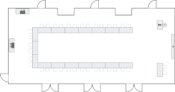 П-образная рассадка