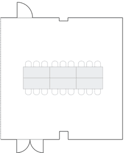 Configuração de sala de reuniões