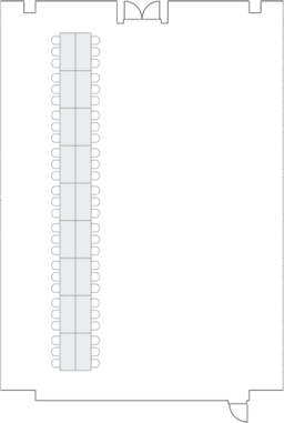 Configuração de sala de reuniões