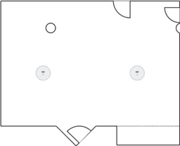 En mesitas de cóctel circulares