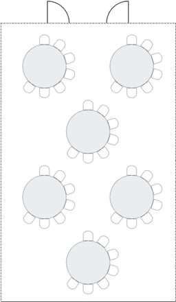 Semicírculos crecientes (Cabaret)