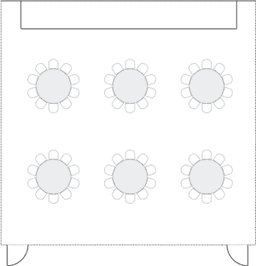 Banket yuvarlak masa