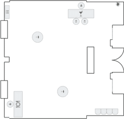 Mesas redondas de coquetel