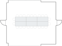 Configuração de sala de reuniões