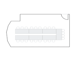 П-образная рассадка