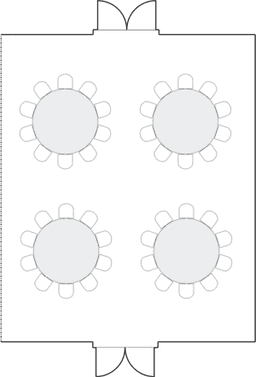 Banket yuvarlak masa