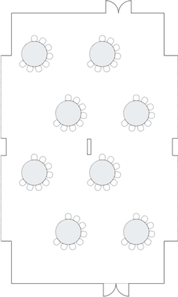 Semicírculos crecientes (Cabaret)
