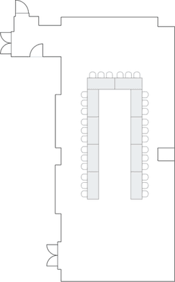 П-образная рассадка
