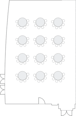 Semicírculos crecientes (Cabaret)