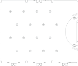 Mesas redondas de coquetel