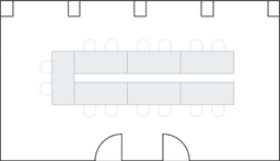 П-образная рассадка