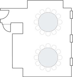 Banket yuvarlak masa