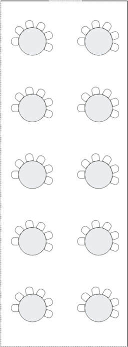 Semicírculos crecientes (Cabaret)