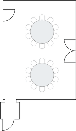 Banket yuvarlak masa