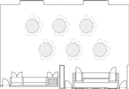 Semicírculos crecientes (Cabaret)