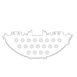 โต๊ะกลมแบบ Banquet