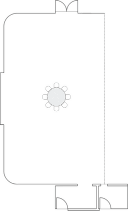 โต๊ะกลมแบบ Banquet