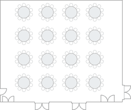 Banket yuvarlak masa