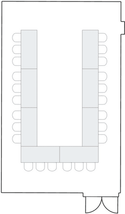 П-образная рассадка