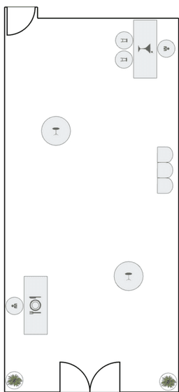 Коктейльные круглые столы